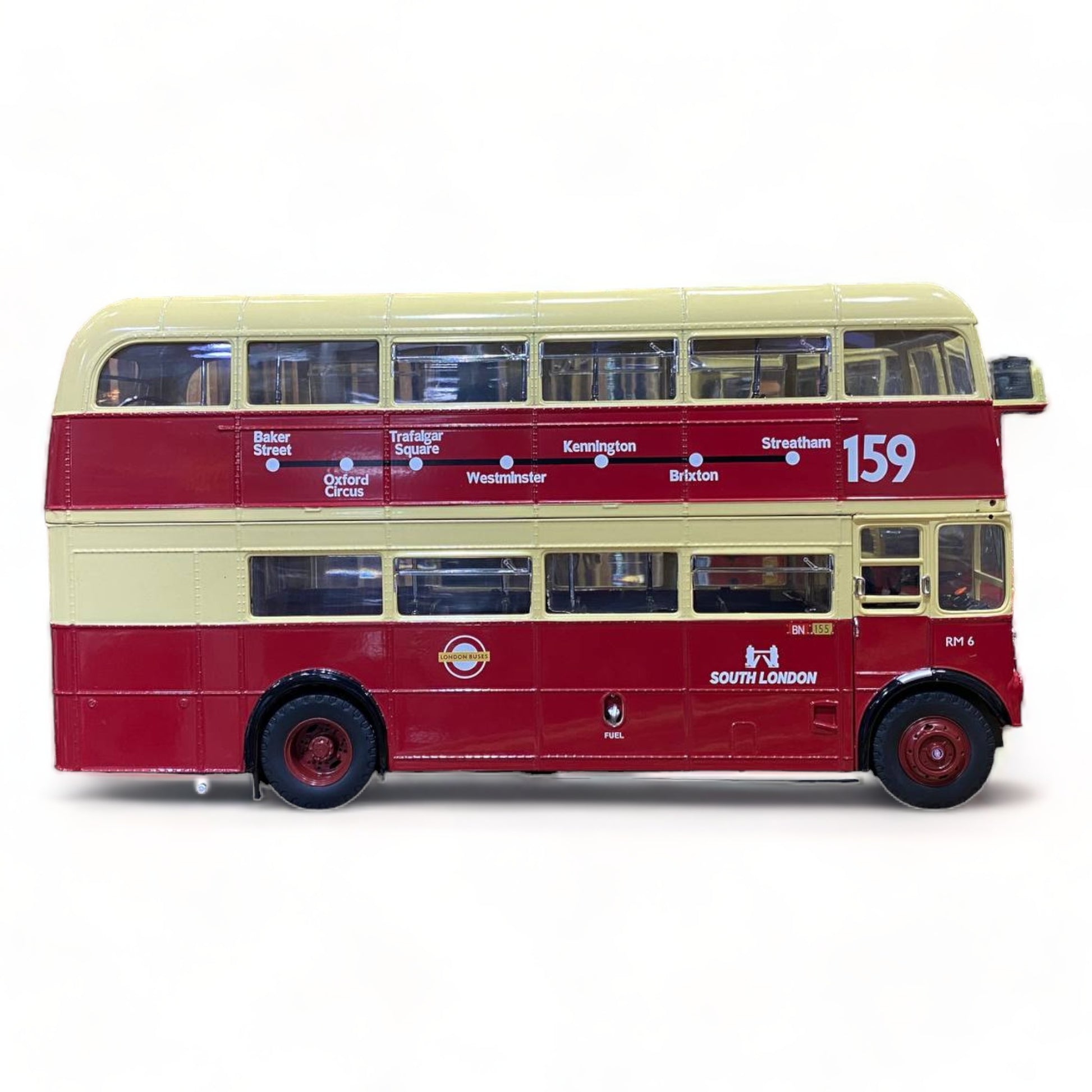 1/24 Diecast Sun Star ROUTEMASTER RM SOUTH LONDON BUS RM6 RED Miniature car|Sold in Dturman.com Dubai UAE.