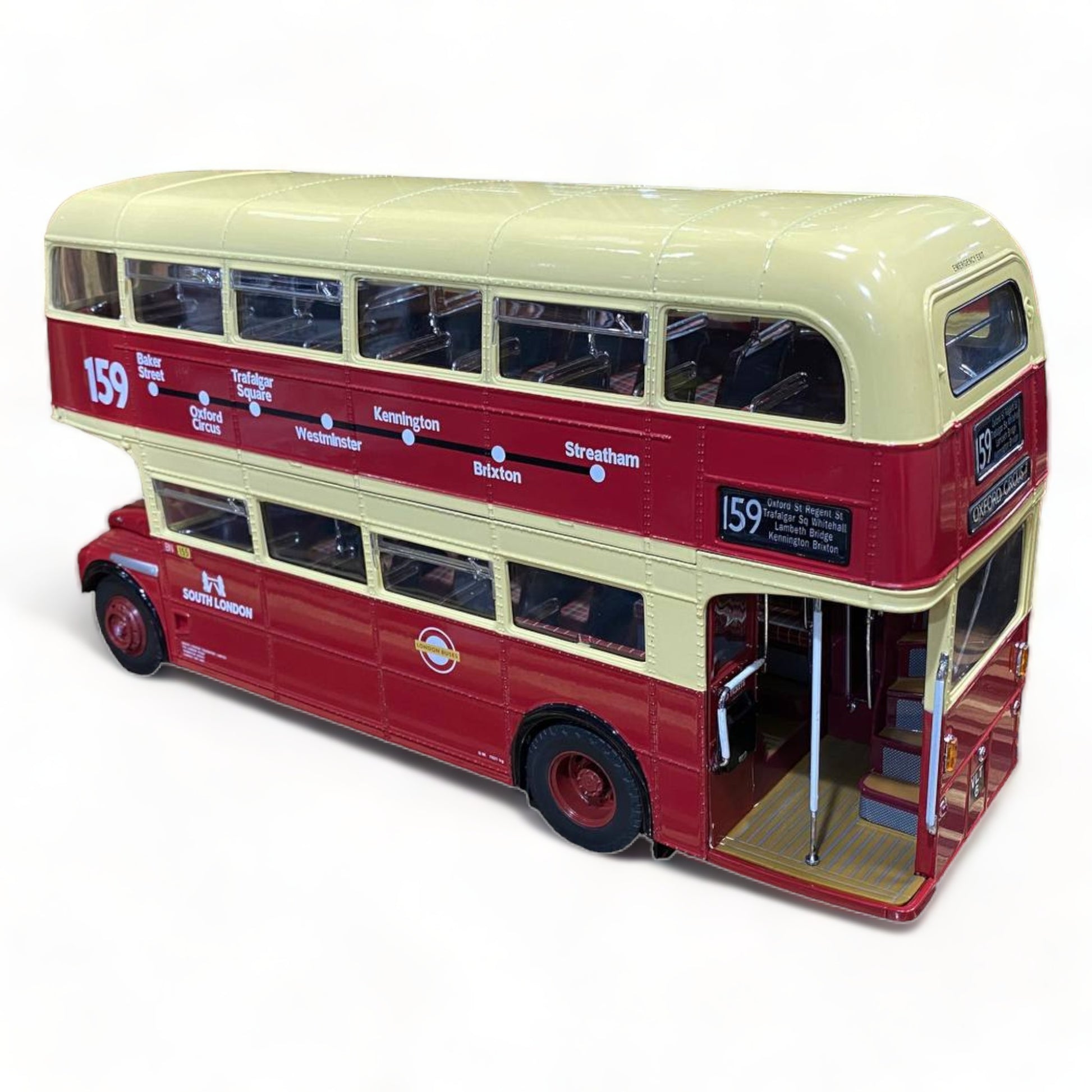 1/24 Diecast Sun Star ROUTEMASTER RM SOUTH LONDON BUS RM6 RED Miniature car|Sold in Dturman.com Dubai UAE.