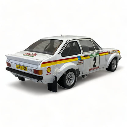 1/18 Diecast Sun Star Ford ESCORT RS 1800 WHITE Miniature Car|Sold in Dturman.com Dubai UAE.