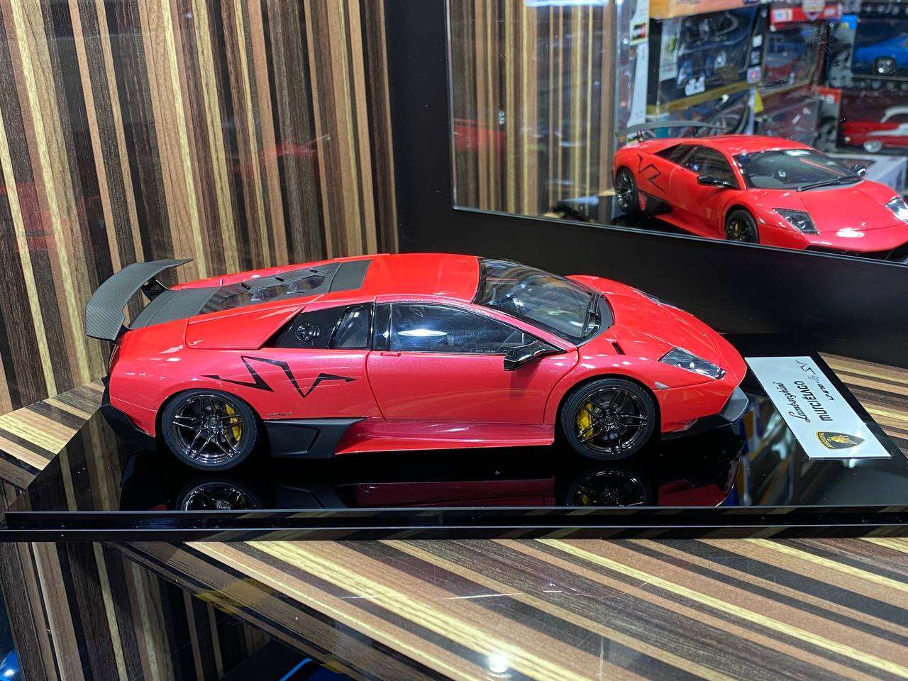 1/18 Diecast Autoart Lamborghini MURCIALAGO SVJ LP 670-4 ROSE Miniature Car|Sold in Dturman.com Dubai UAE.