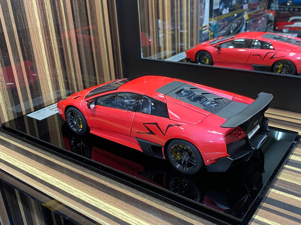 1/18 Diecast Autoart Lamborghini MURCIALAGO SVJ LP 670-4 ROSE Miniature Car|Sold in Dturman.com Dubai UAE.