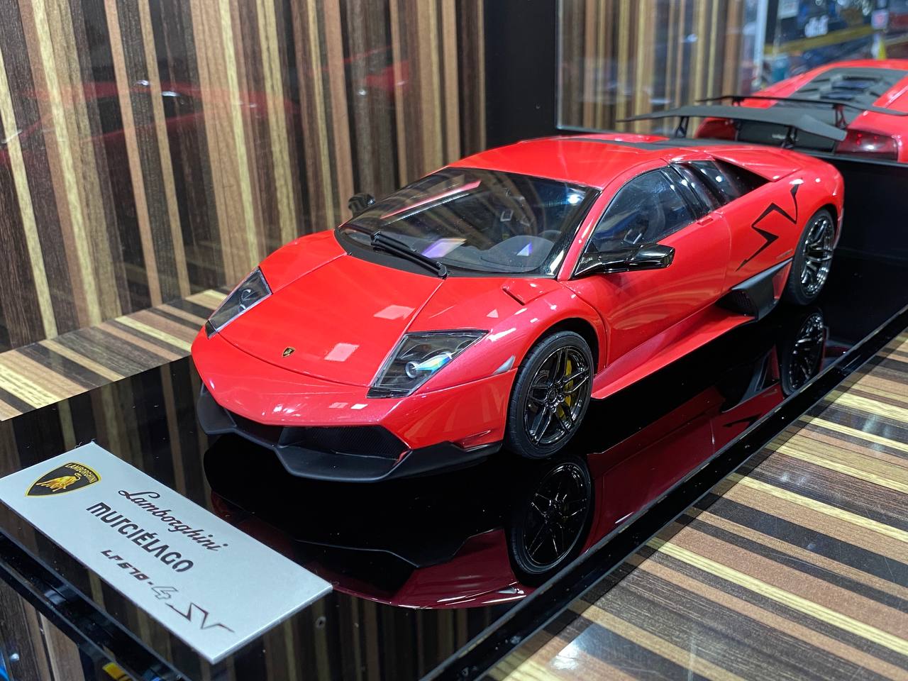 1/18 Diecast Autoart Lamborghini MURCIALAGO SVJ LP 670-4 ROSE Miniature Car|Sold in Dturman.com Dubai UAE.
