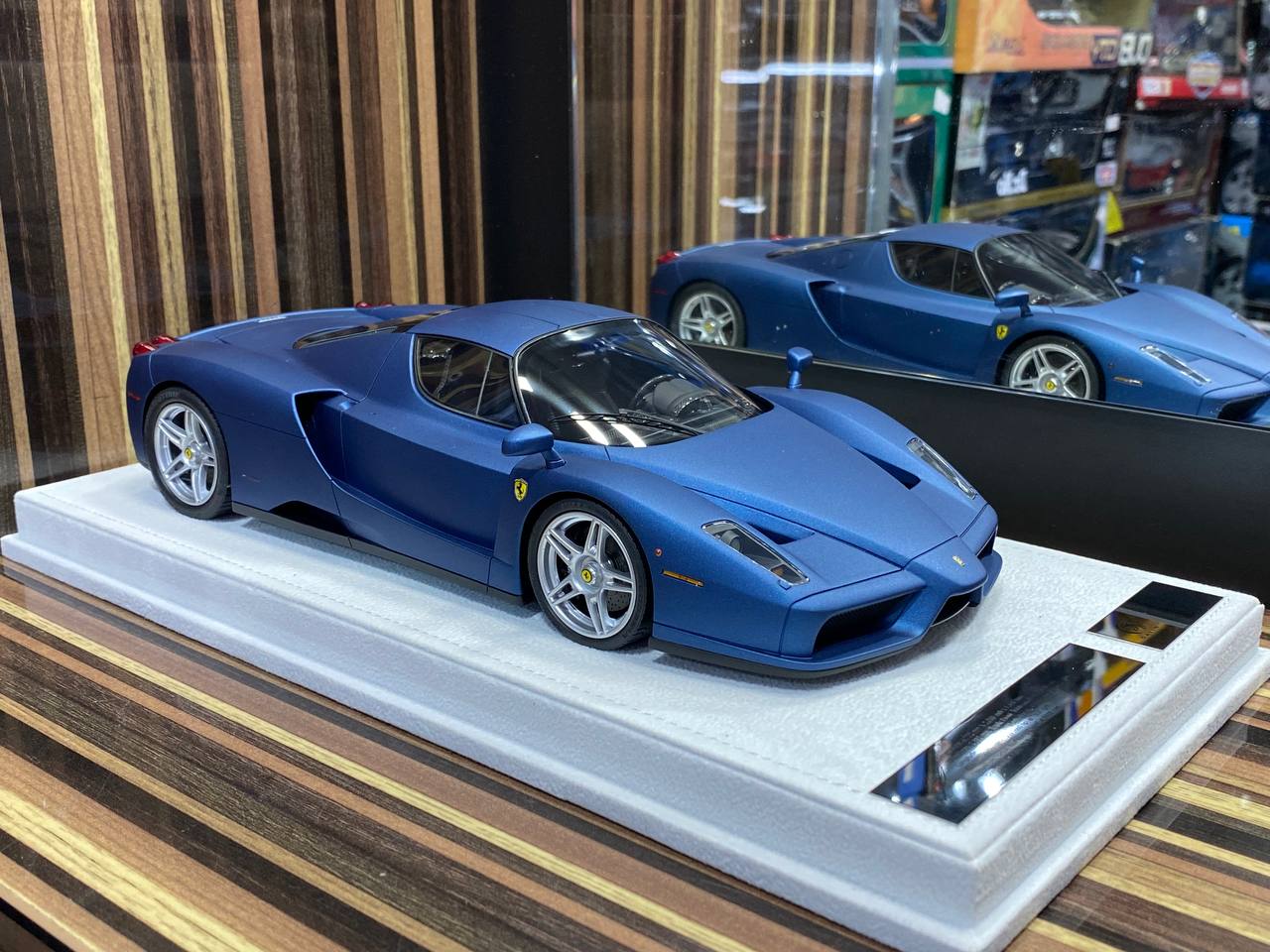 GAVIN Models Ferrari Enzo - Matt Blue (1/18 Resin Model) Model Car