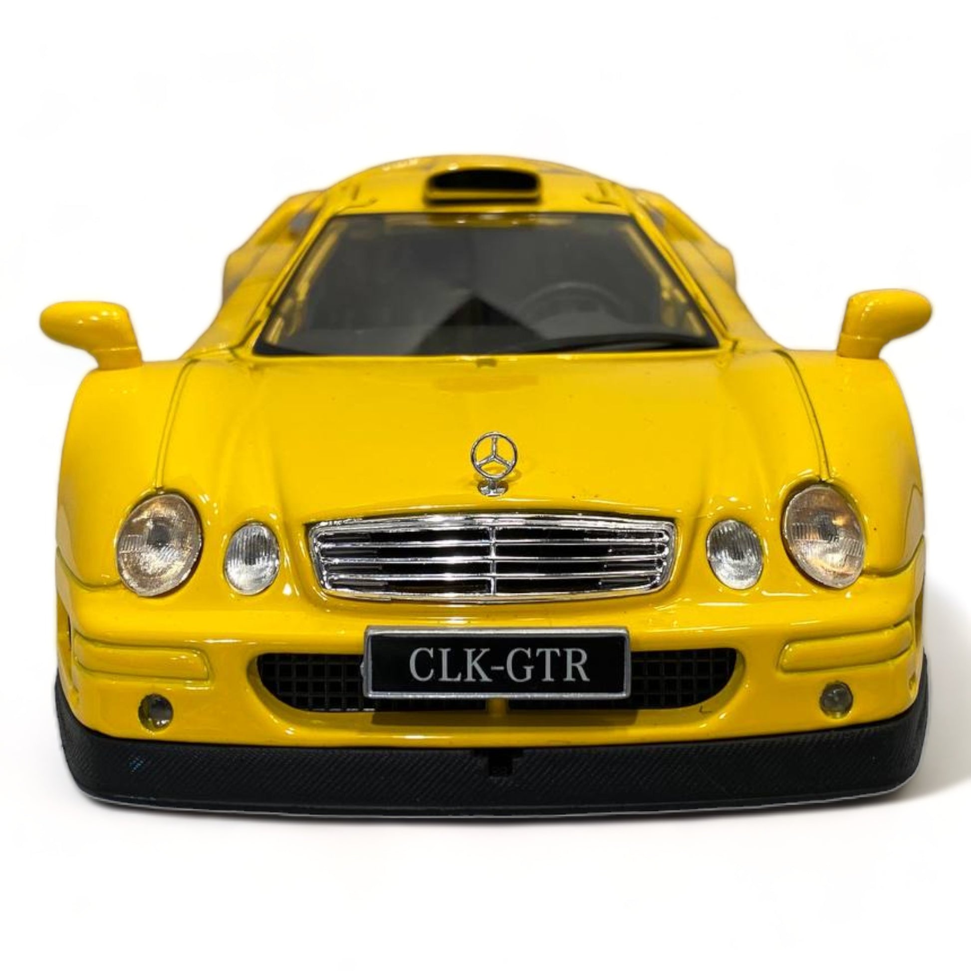 Maisto Mercedes-Benz CLK GTR - (1/18 Full Opening Diecast, Yellow)|Sold in Dturman.com Dubai UAE.