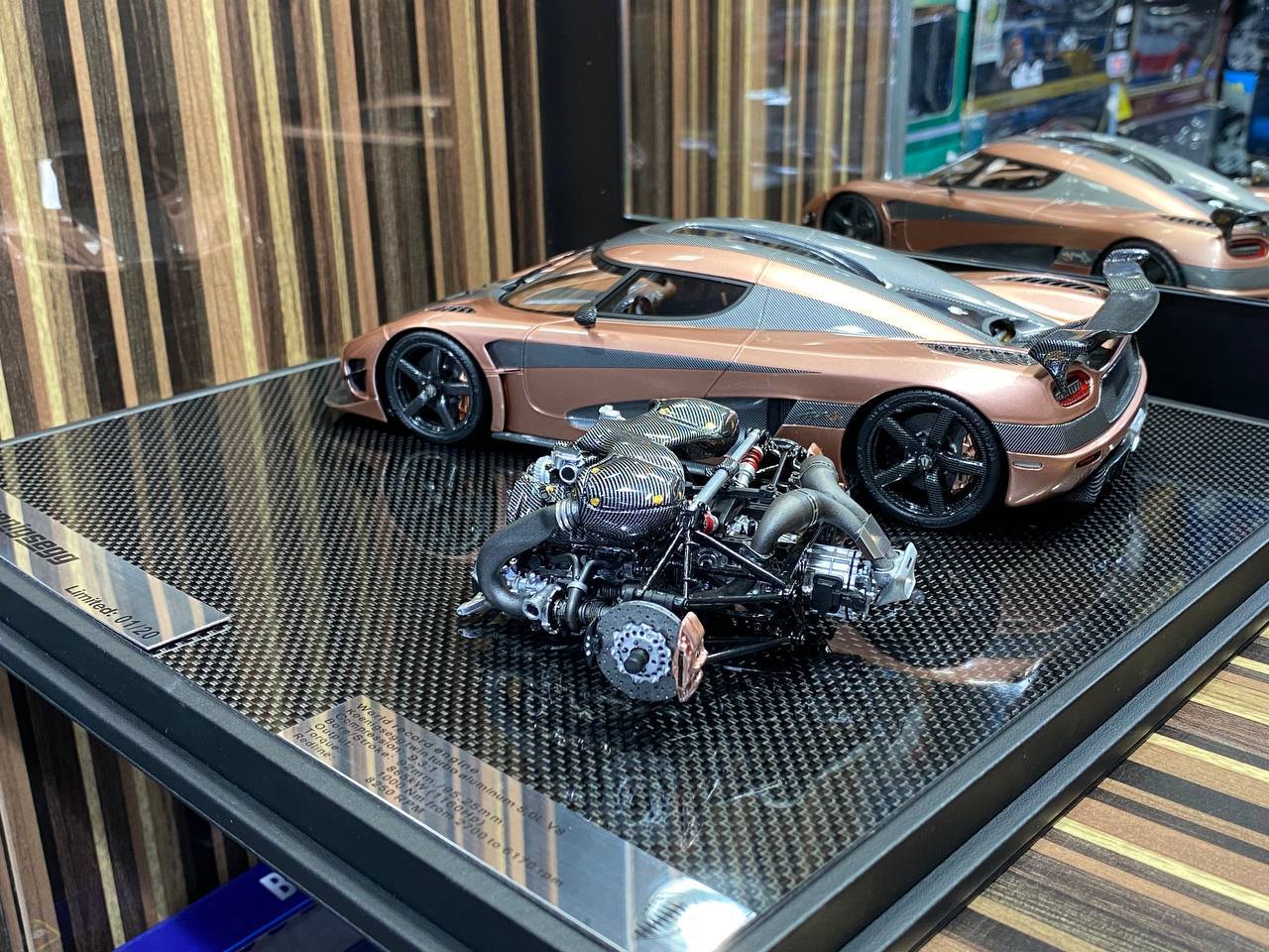 Fronti Art Koenigsegg Agera RS-Limited Edition Resin Model with Engine 1/18|Sold in Dturman.com Dubai UAE.