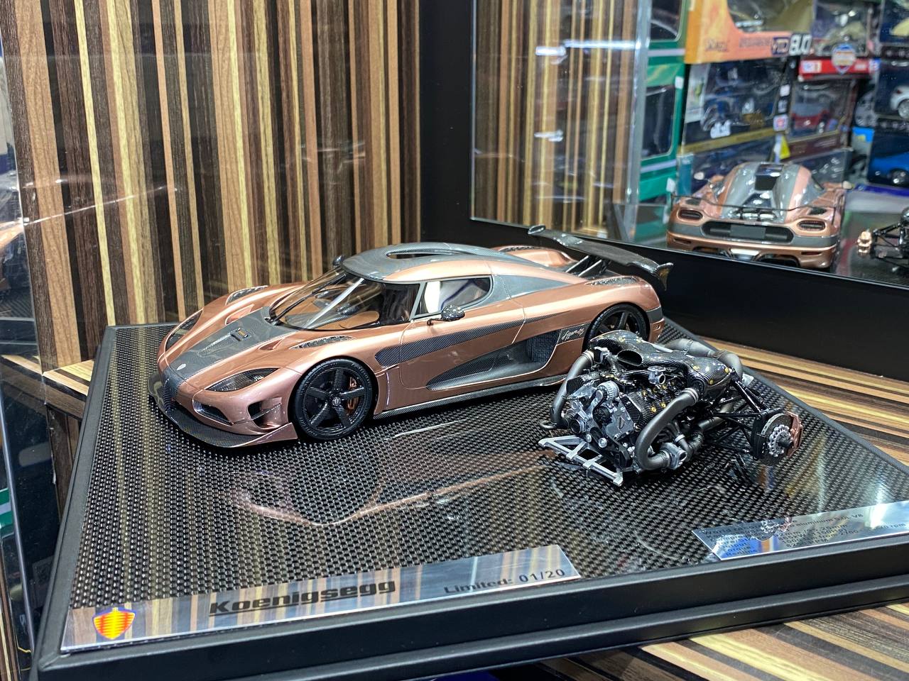 Fronti Art Koenigsegg Agera RS-Limited Edition Resin Model with Engine 1/18|Sold in Dturman.com Dubai UAE.
