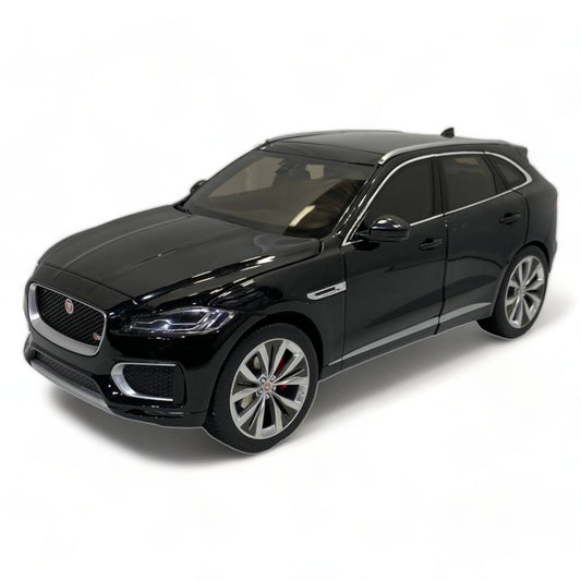TSM Model Jaguar F-Pack - 1/18 Diecast Metal, Sleek Black|Sold in Dturman.com Dubai UAE.