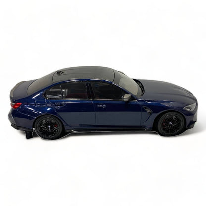 Minichamps BMW M3 (2020) - 1/18 Resin Model, Blue Metallic|Sold in Dturman.com Dubai UAE.
