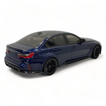 Minichamps BMW M3 (2020) - 1/18 Resin Model, Blue Metallic|Sold in Dturman.com Dubai UAE.