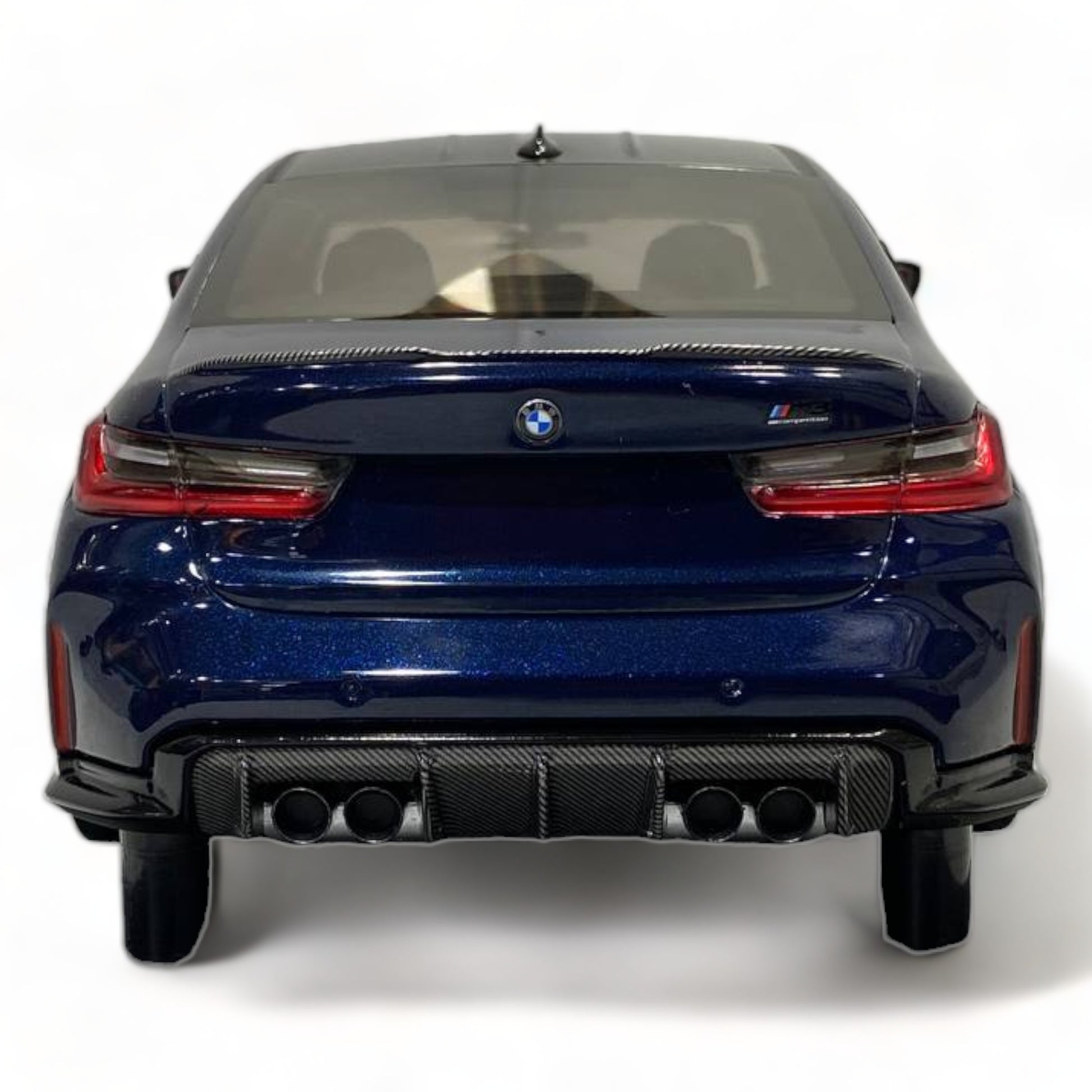 Minichamps BMW M3 (2020) - 1/18 Resin Model, Blue Metallic|Sold in Dturman.com Dubai UAE.