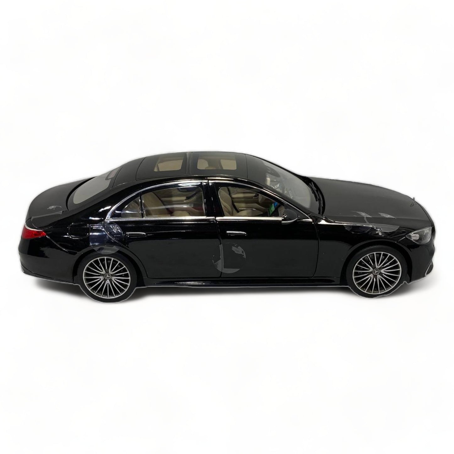 Norev Mercedes-Benz S-Class - 1/18 Diecast Metal Full Opening, Sleek Black|Sold in Dturman.com Dubai UAE.