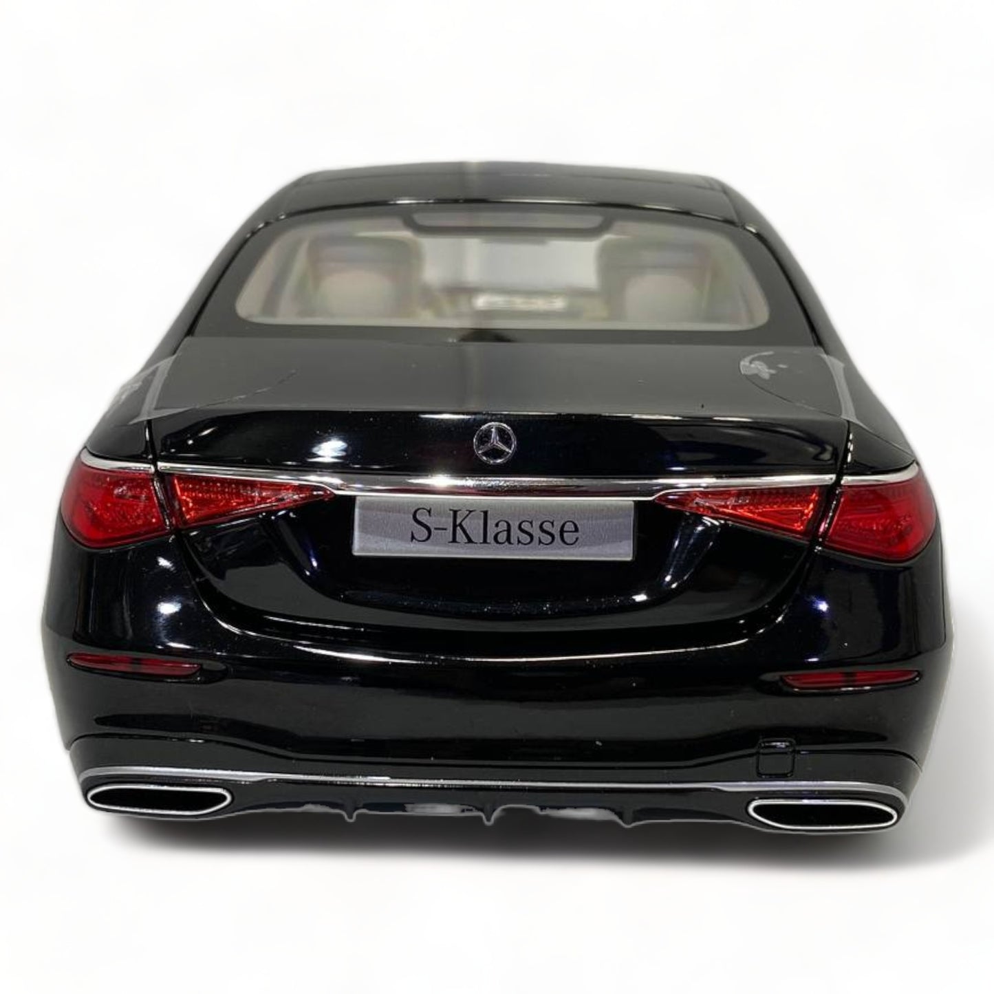 Norev Mercedes-Benz S-Class - 1/18 Diecast Metal Full Opening, Sleek Black|Sold in Dturman.com Dubai UAE.