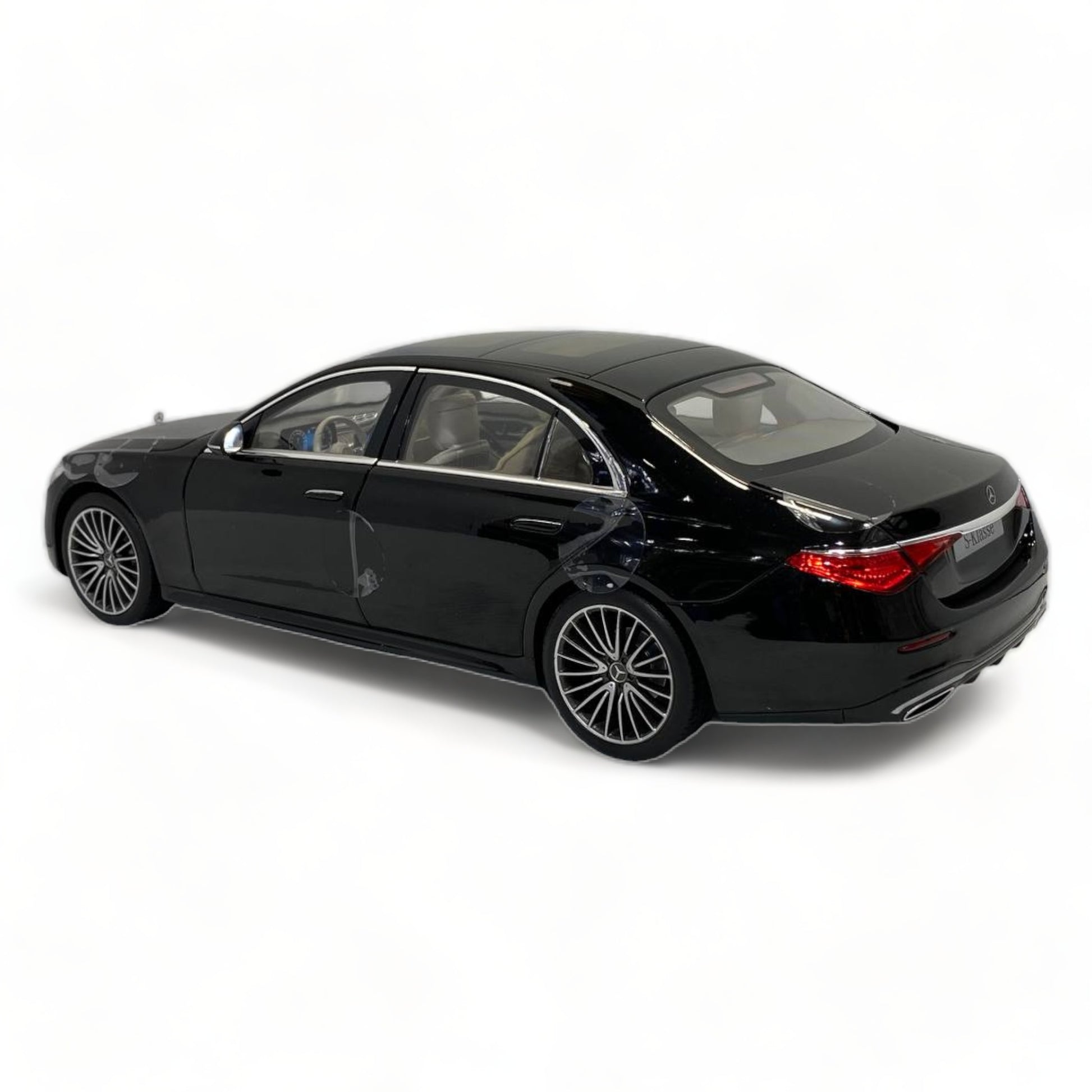 Norev Mercedes-Benz S-Class - 1/18 Diecast Metal Full Opening, Sleek Black|Sold in Dturman.com Dubai UAE.