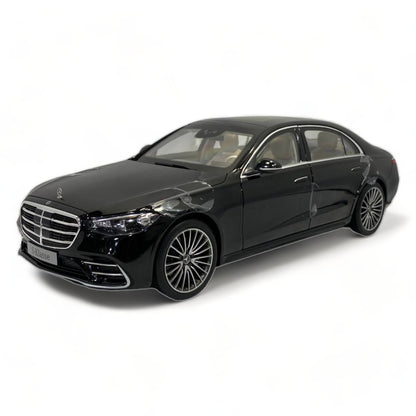 Norev Mercedes-Benz S-Class - 1/18 Diecast Metal Full Opening, Sleek Black|Sold in Dturman.com Dubai UAE.