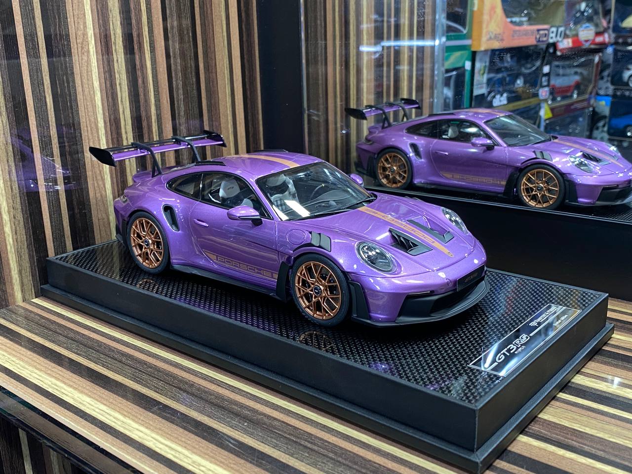 Timothy & Pierre Porsche 911 GT3 RS (992) - 1/18 Resin Model, Striking Purple|Sold in Dturman.com Dubai UAE.