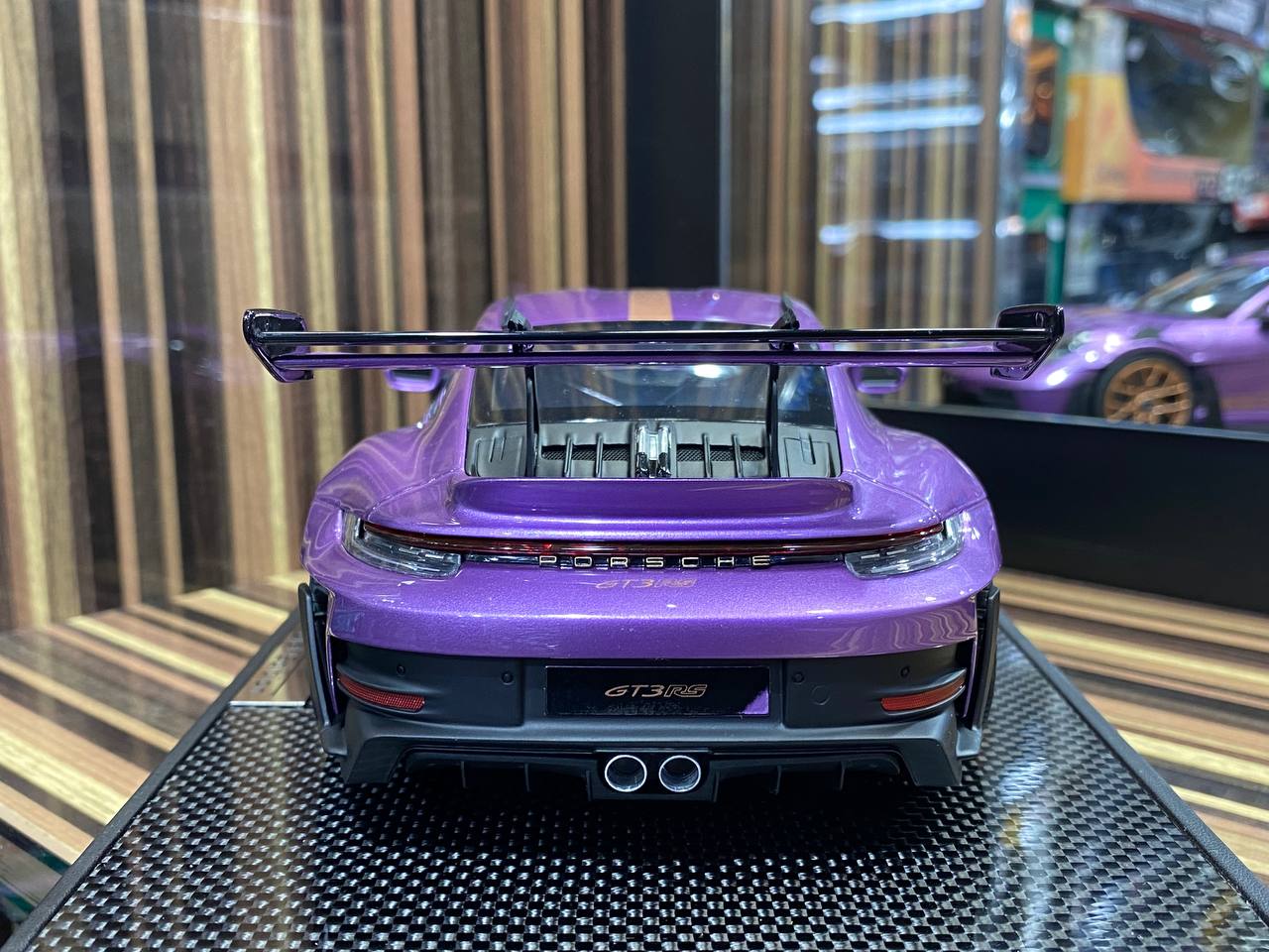 Timothy & Pierre Porsche 911 GT3 RS (992) - 1/18 Resin Model, Striking Purple|Sold in Dturman.com Dubai UAE.