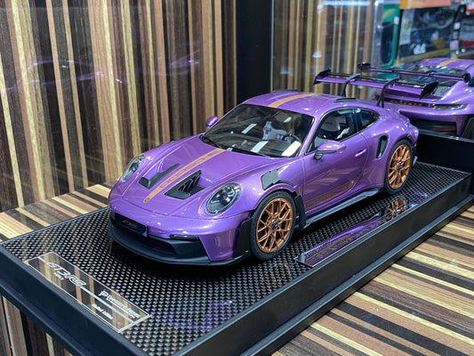 Timothy & Pierre Porsche 911 GT3 RS (992) - 1/18 Resin Model, Striking Purple|Sold in Dturman.com Dubai UAE.