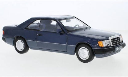 1/18 Diecast Mercedes-Benz 300 CE-24 Coupe 1990 Blue Norev Scale Model Car