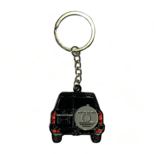 Nissan Patrol Y61 Black Car Keychain