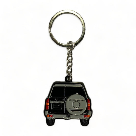 Nissan Patrol Y61 Black & Grey Car Keychain
