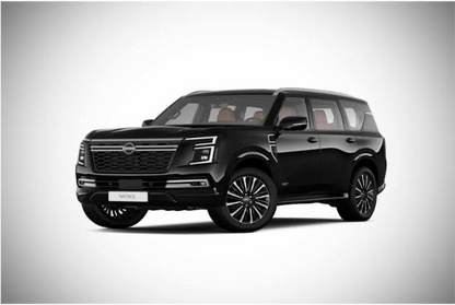★[Pre-Order | Delivery Sep 2025] 1/18 Diamand Nissan Patrol Y63 Platinum – Black – Limited Edition (75 pcs)