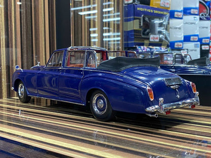 1/18 Diecast  Rolls-Royce Phantom VI Blue Kyosho Scale Model Car