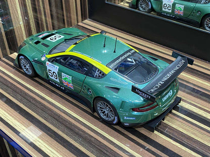 1/18 Diecast Aston Martin DBR9 Racing #59 Green Solido Miniature Model Car