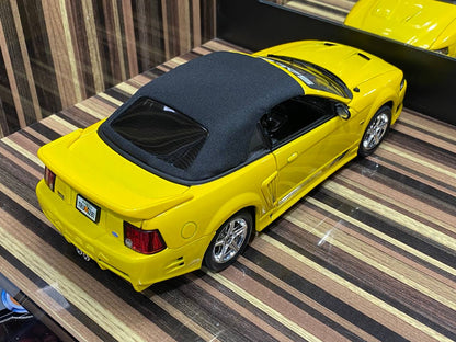 Ford Saleen Mustang S281 2003 Yellow Model Car by Joy Ride | 1/18 Diecast