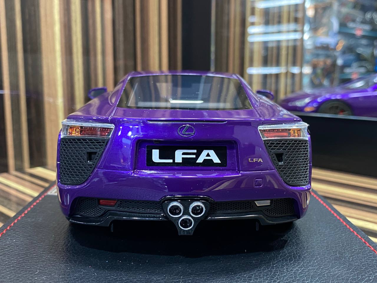 1/18 Diecast Lexus LFA 2012 Purple IVY Models Scale Model Car