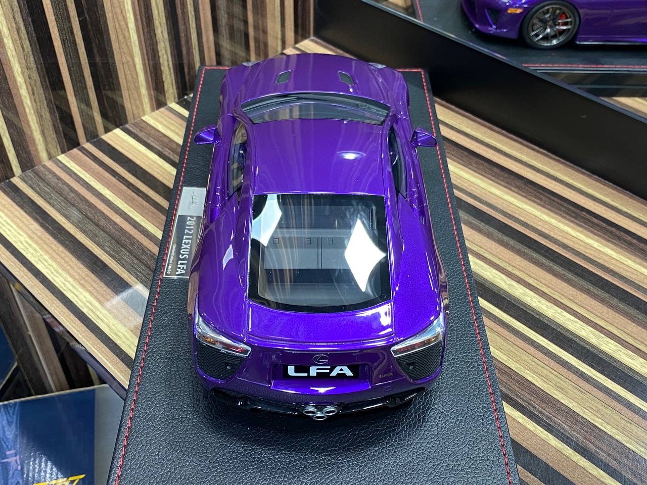 1/18 Diecast Lexus LFA 2012 Purple IVY Models Scale Model Car