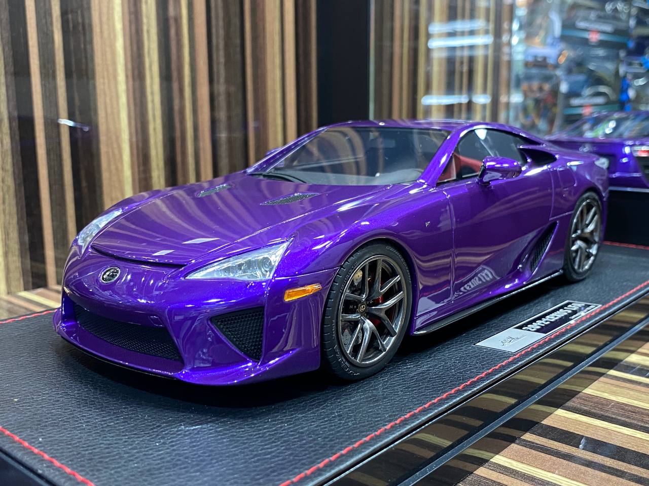 1/18 Diecast Lexus LFA 2012 Purple IVY Models Scale Model Car
