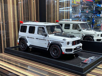 1/18 Resin Mercedes-Benz Brabus 900 Rocket White Model Car by MotorHelix