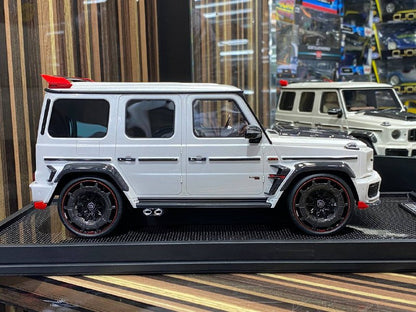 1/18 Resin Mercedes-Benz Brabus 900 Rocket White Model Car by MotorHelix
