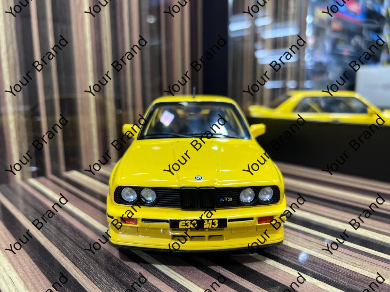 1/18 Diecast BMW M3 E30 Solido Miniature Model Car - Diecast model car by dturman.com - Solido|Sold in Dturman.com Dubai UAE.