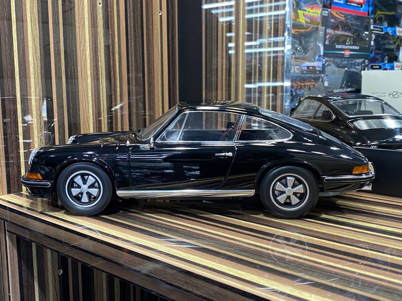 1/18 Diecast Porsche 911 S 1972 Black Norev Scale Model Car|Sold in Dturman.com Dubai UAE.