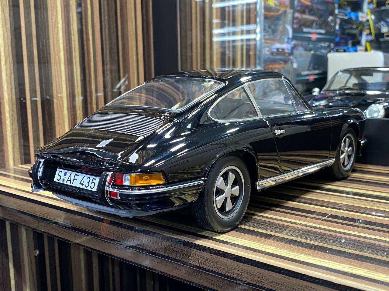 1/18 Diecast Porsche 911 S 1972 Black Norev Scale Model Car|Sold in Dturman.com Dubai UAE.