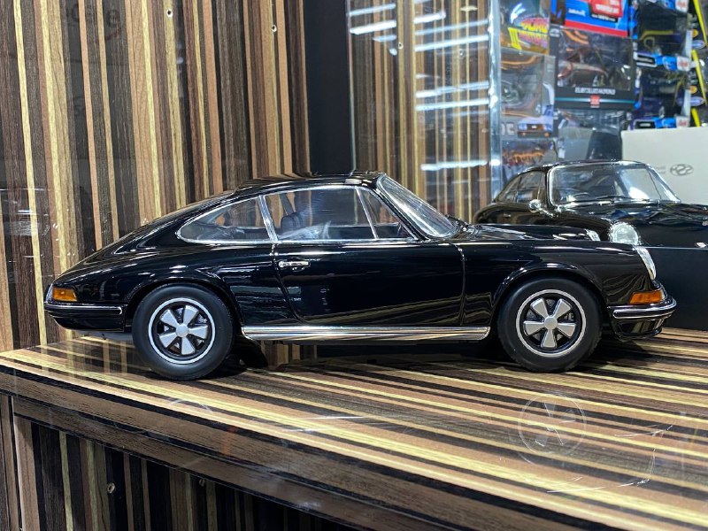 1/18 Diecast Porsche 911 S 1972 Black Norev Scale Model Car|Sold in Dturman.com Dubai UAE.