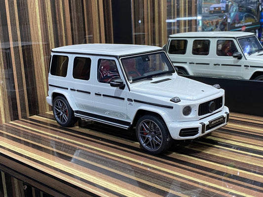 1/18 Diecast Mercedes Benz AMG G63 White GT Spirit Scale Model Car|Sold in Dturman.com Dubai UAE.