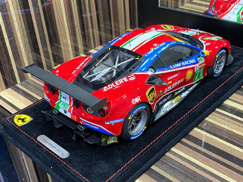 1/18 Diecast Ferrari 488 GTE Le Mans 2020 BBR Scale Model Car