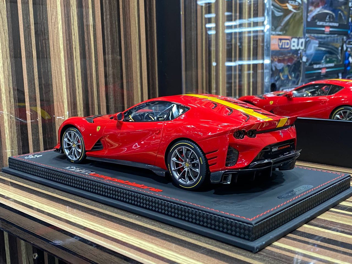 BBR Models 1:64 Ferrari 812 Competizione Rossa HEC 2025 - Modellino Diecast Edizione Limitata - Foto 3
