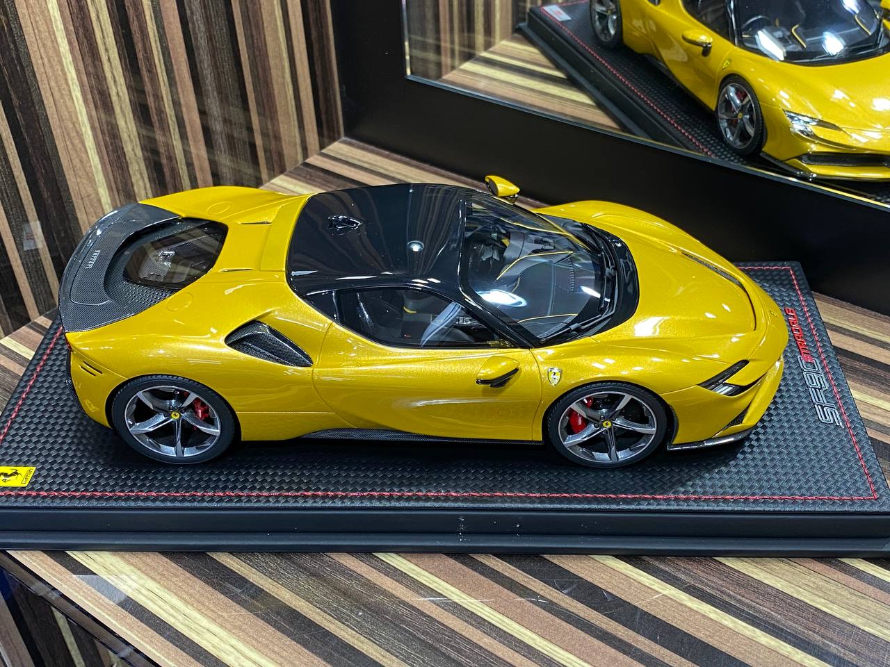 1/18 Ferrari SF90 Stradale Yellow Model car by MR|Sold in Dturman.com Dubai UAE.
