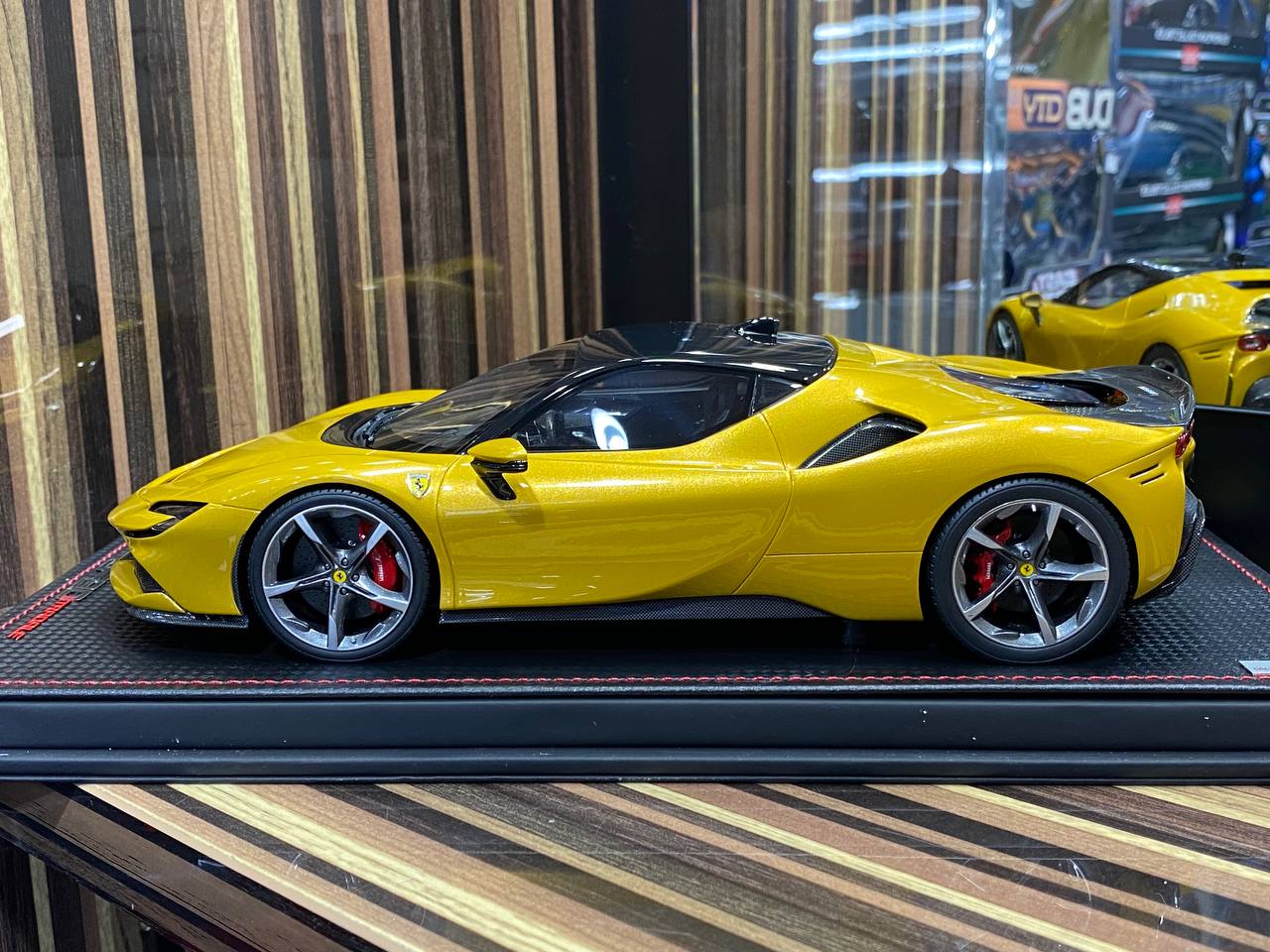 1/18 Ferrari SF90 Stradale Yellow Model car by MR|Sold in Dturman.com Dubai UAE.