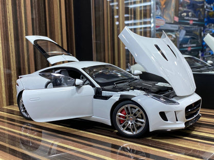 1/18 Diecast Jaguar F-Type R White AutoArt Scale Model Car|Sold in Dturman.com Dubai UAE.