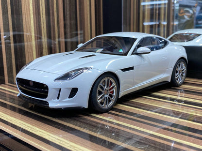 1/18 Diecast Jaguar F-Type R White AutoArt Scale Model Car|Sold in Dturman.com Dubai UAE.