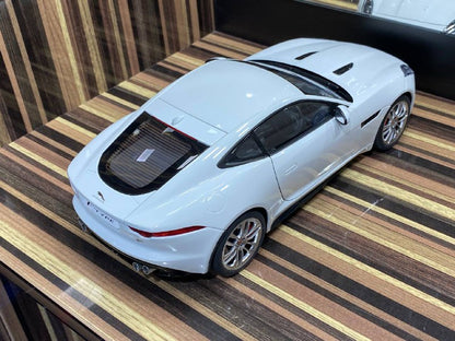 1/18 Diecast Jaguar F-Type R White AutoArt Scale Model Car|Sold in Dturman.com Dubai UAE.