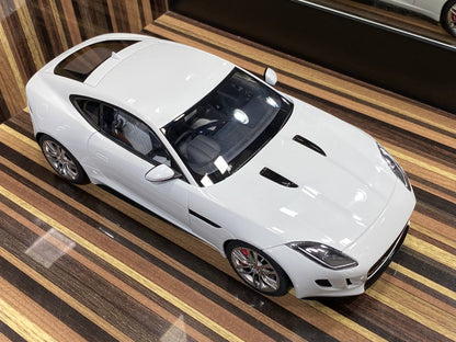 1/18 Diecast Jaguar F-Type R White AutoArt Scale Model Car|Sold in Dturman.com Dubai UAE.
