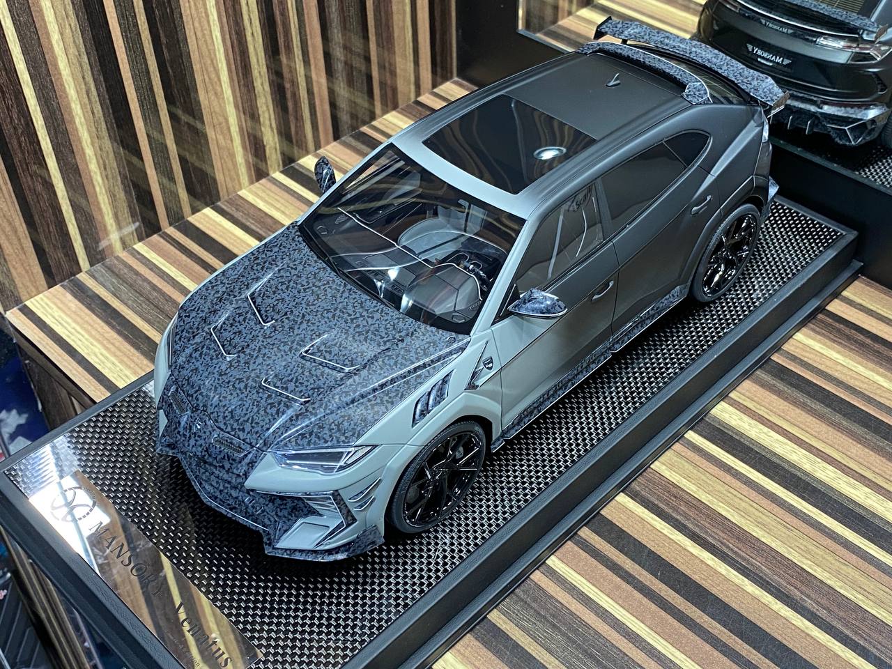 1/18 Resin Lamborghini Urus Venatus Black & Grey by MANSORY|Sold in Dturman.com Dubai UAE.