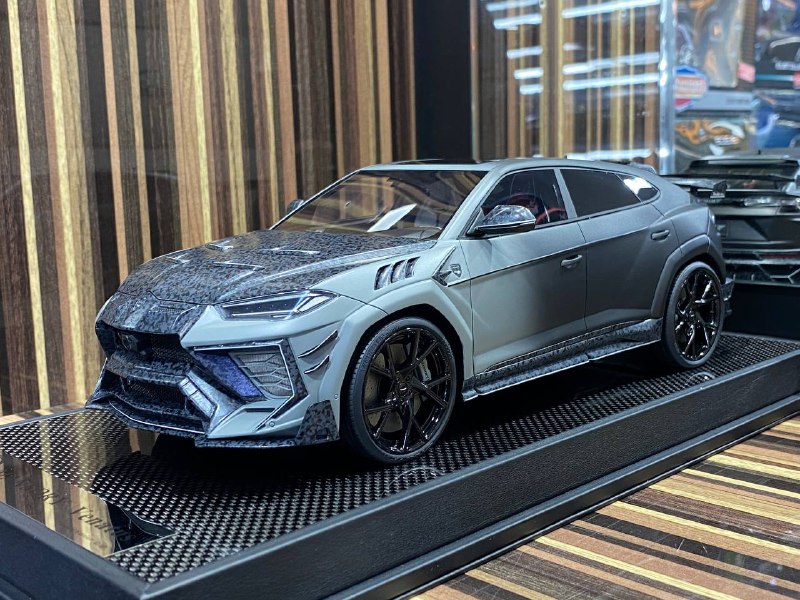 1/18 Resin Lamborghini Urus Venatus Black & Grey by MANSORY|Sold in Dturman.com Dubai UAE.