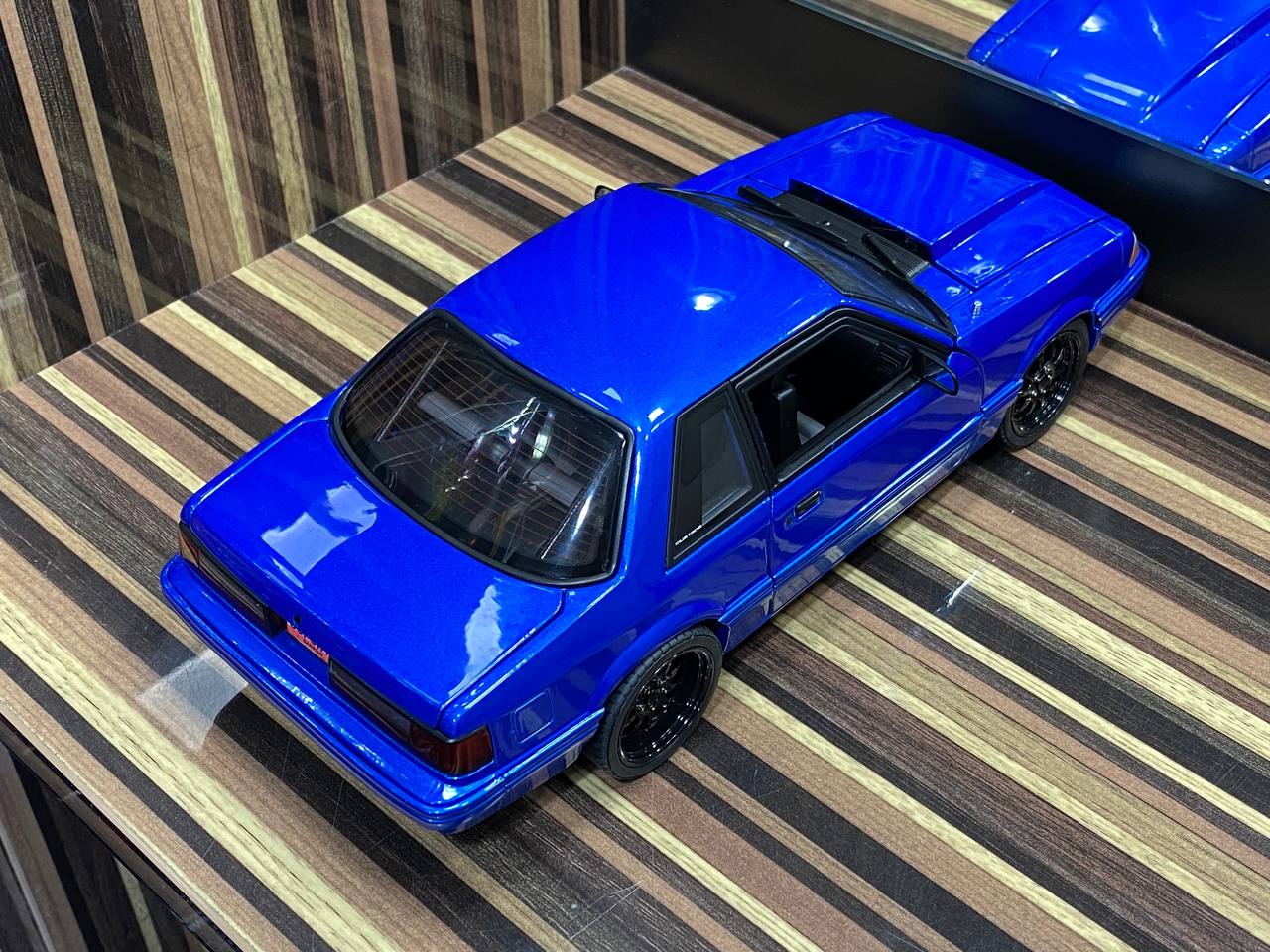 1/18 Ford Mustang 1990 blue by GMP Model Car|Sold in Dturman.com Dubai UAE.