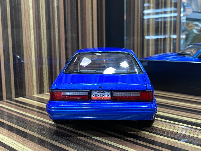 1/18 Ford Mustang 1990 blue by GMP Model Car|Sold in Dturman.com Dubai UAE.